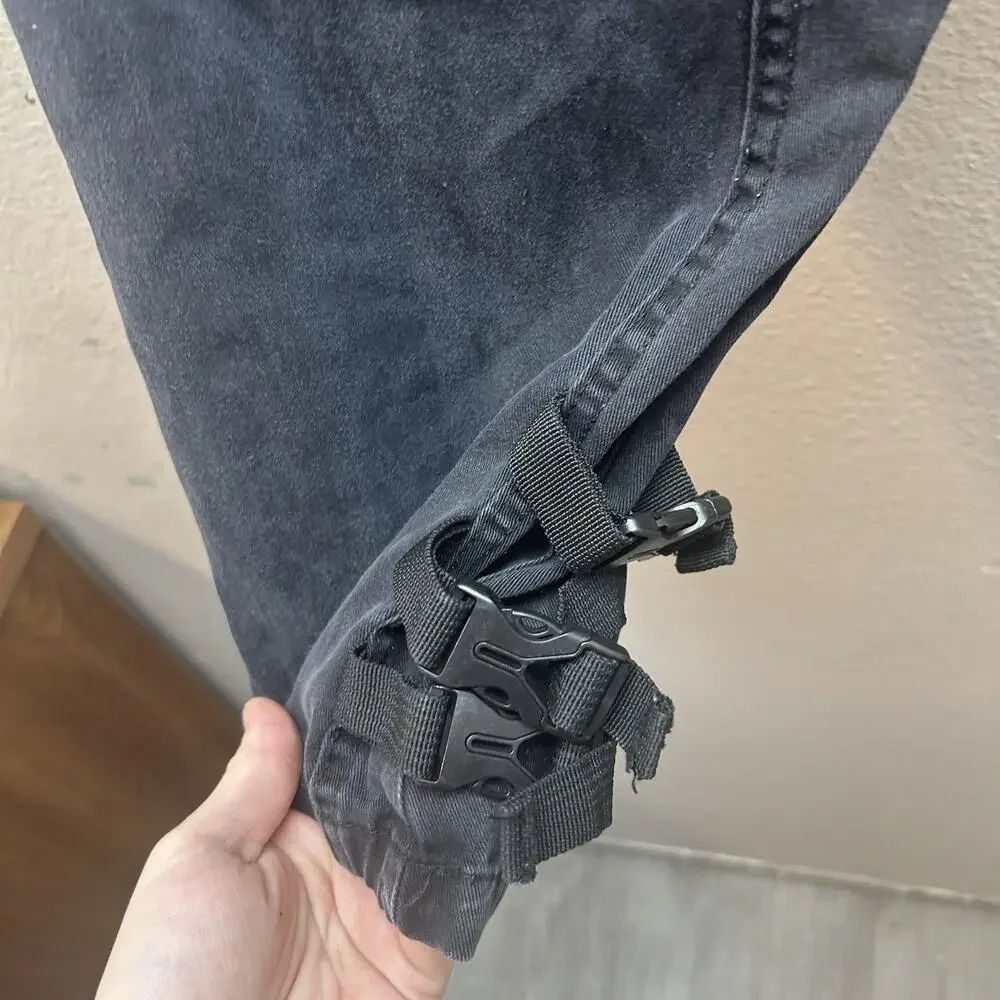 BT Black‎ Tailor Cargo Pants Mens 30x30 Grunge Skater Avant Garde Gorpcore